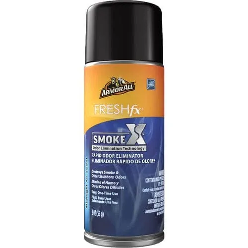 2 X Armor All Fresh FX SmokeX  Rapid Odor Eliminator Car  Spray Midnight Air