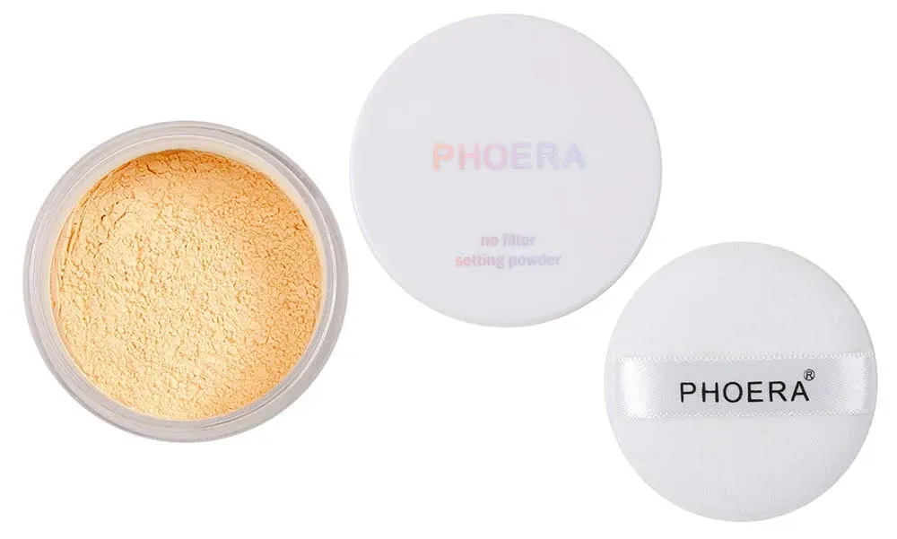 Phoera No Filter Setting Powder Loose Face Translucent Foundation Makeup Puff UK