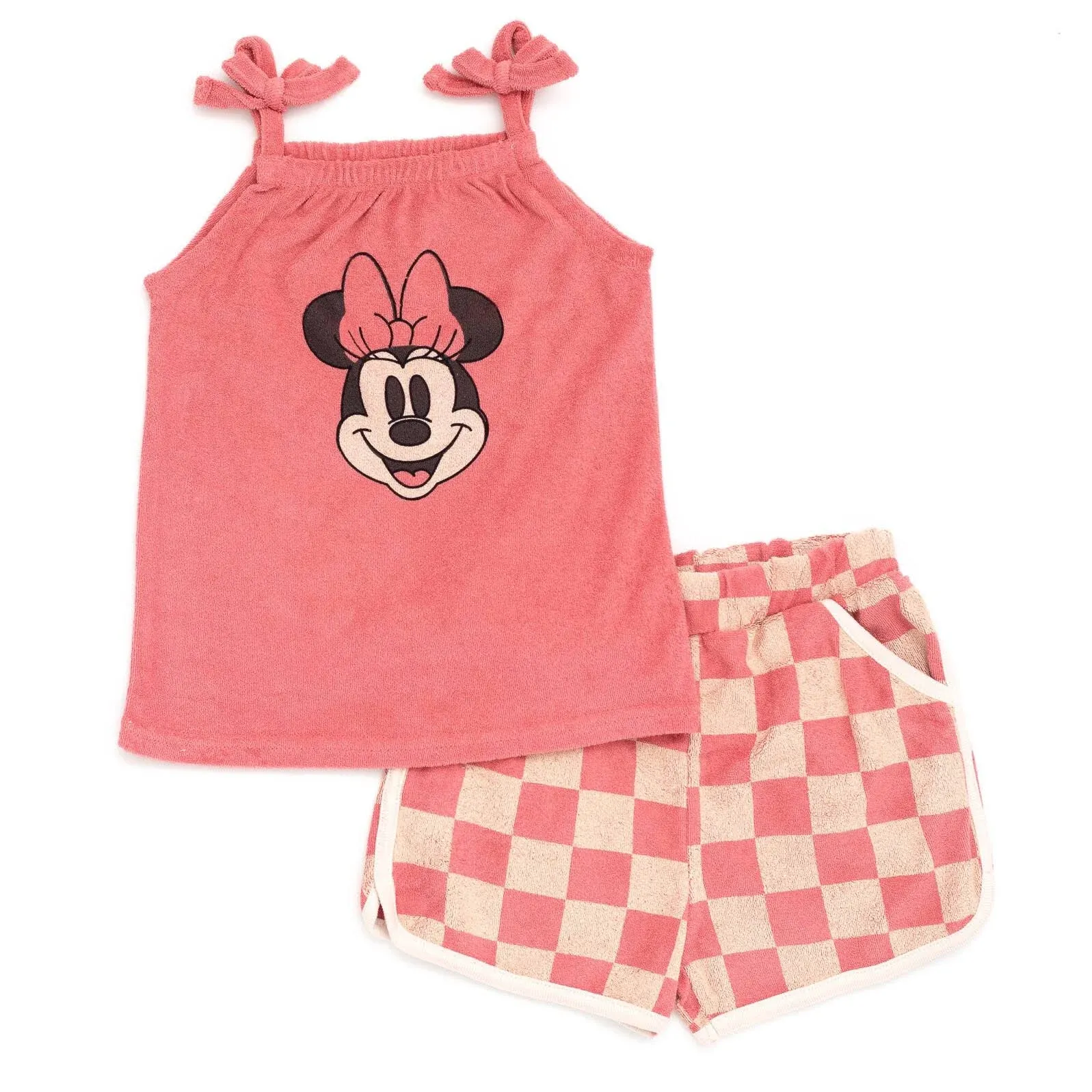 Disney Minnie Mouse Princess Ariel Girls Tank Top and Active Retro Dolphin Shorts Toddler to Big Kid