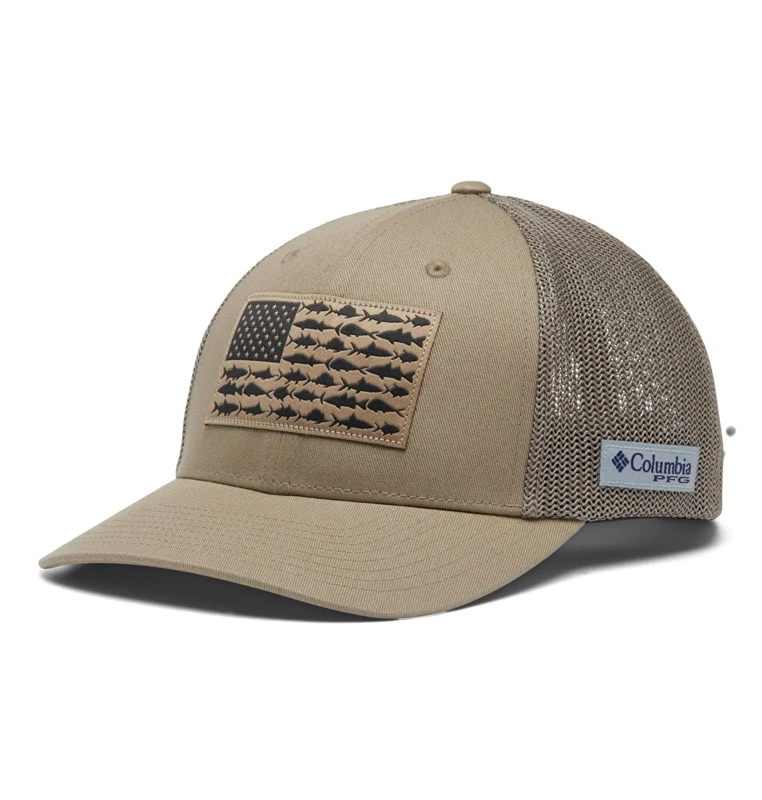 Columbia PFG Fish Flag Mesh Ball Cap-High