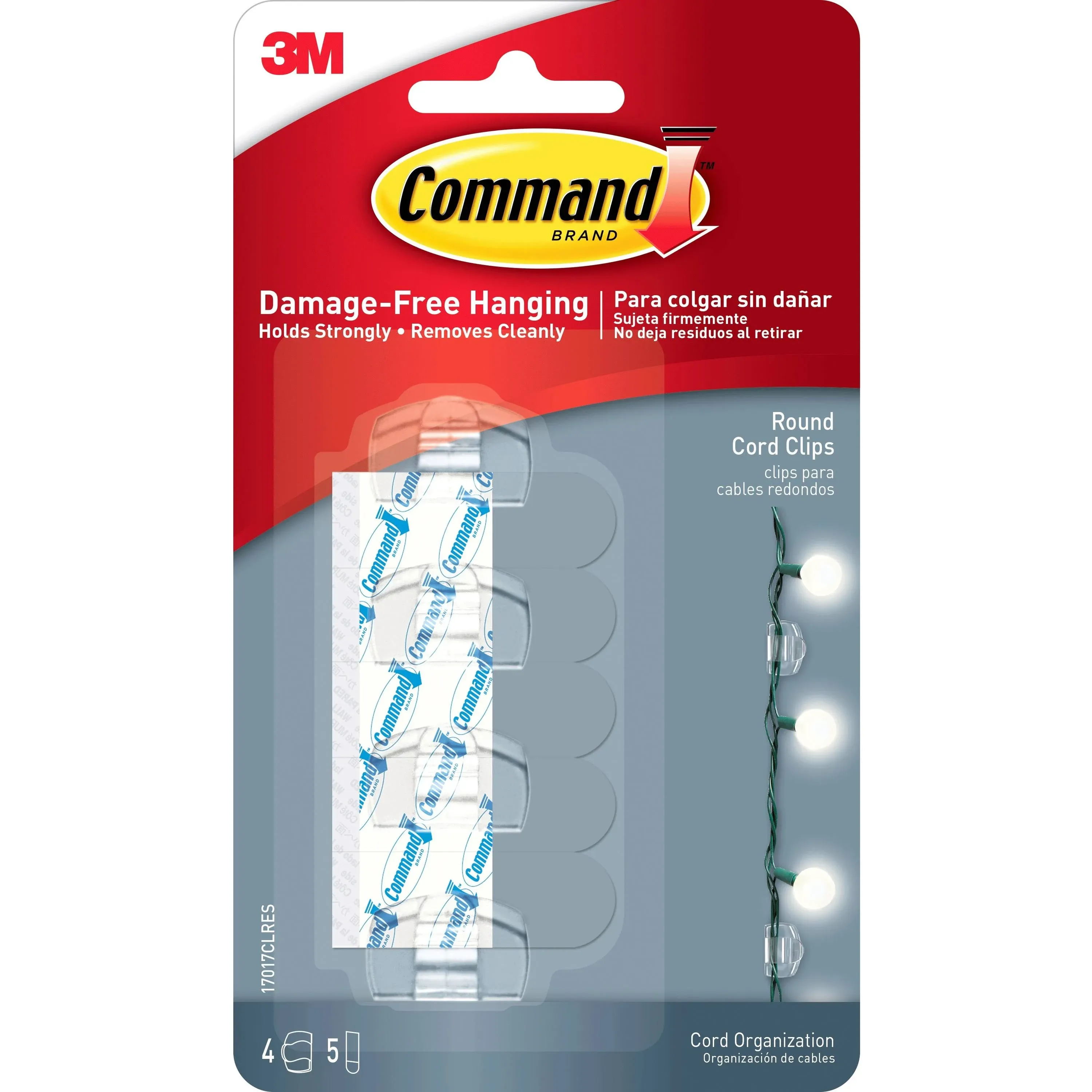 Command Round Cord Clips