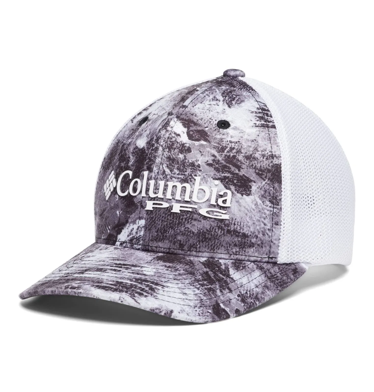 Columbia PFG Camo Mesh Ball Cap Black / Realtree S/M