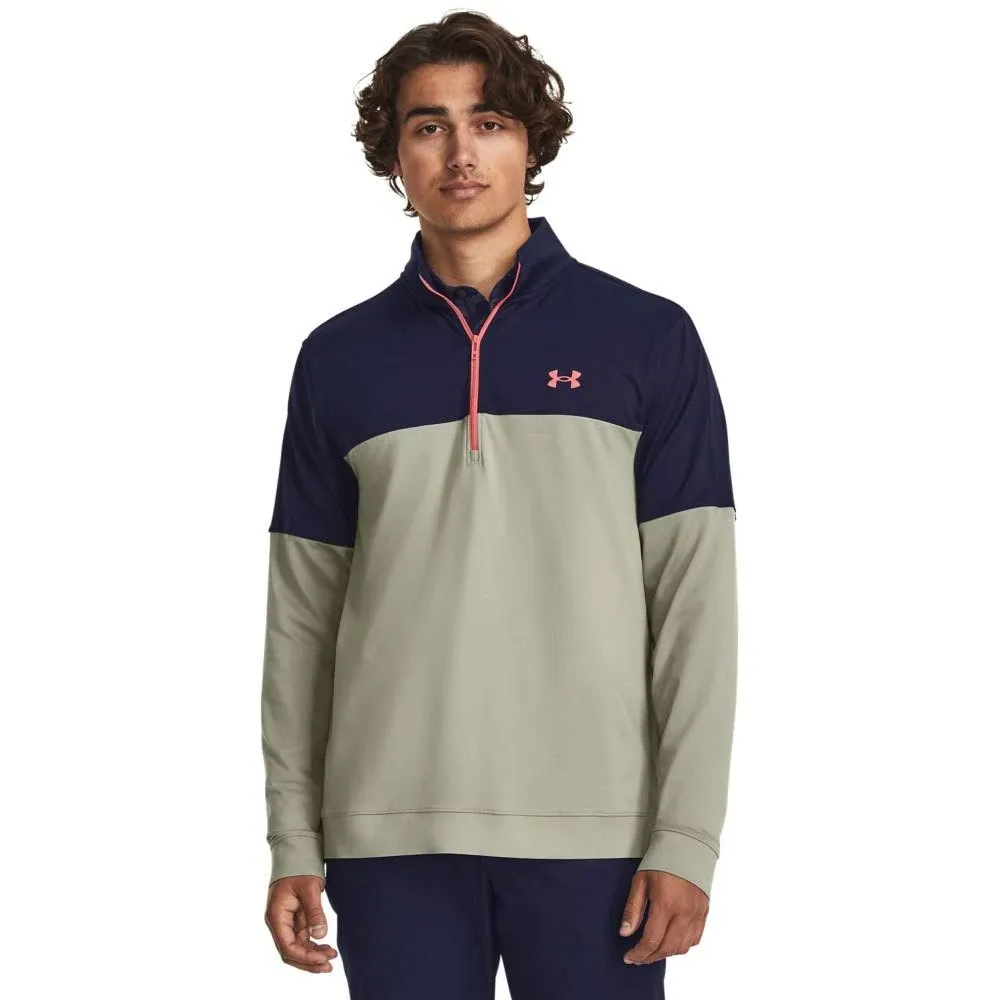 Under Armour Men's Storm Midlayer Zip - Green, XL