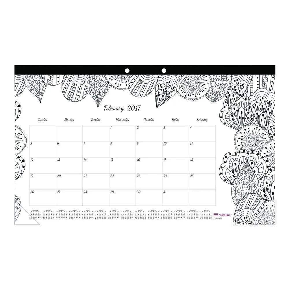 17-3/4 x 10-7/8" Desk Pad Calendar