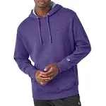 Champion Men's Powerblend Fleece Pullover Hoodie Purple