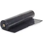 Farm Plastic Supply - Black Plastic Sheeting - 10 mil - (5&#039; x 100&#039;) - Black P...