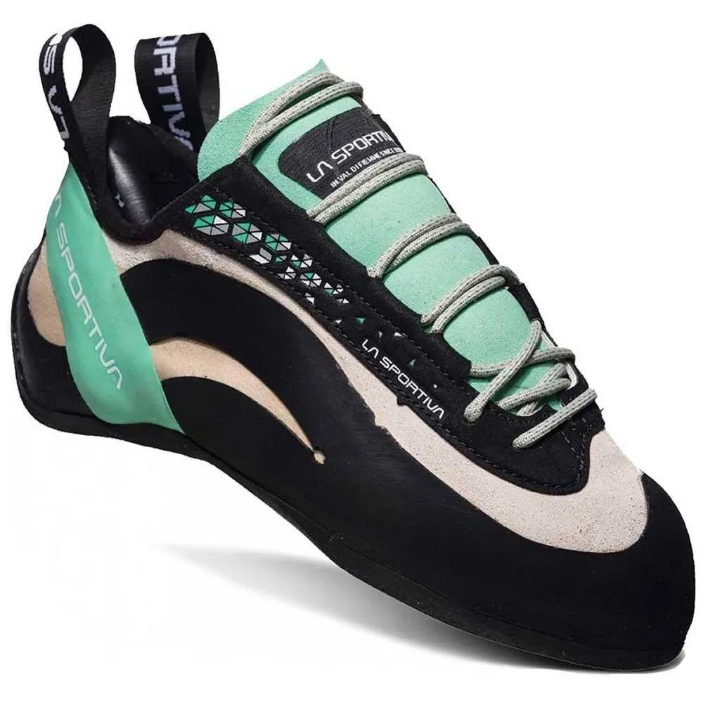 La Sportiva Miura Climbing Shoes White Green Women - 38