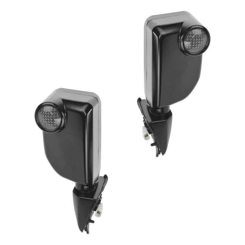 Mirror Power Signal Black Left Right Side Pair for 07-14 Toyota FJ Cruiser