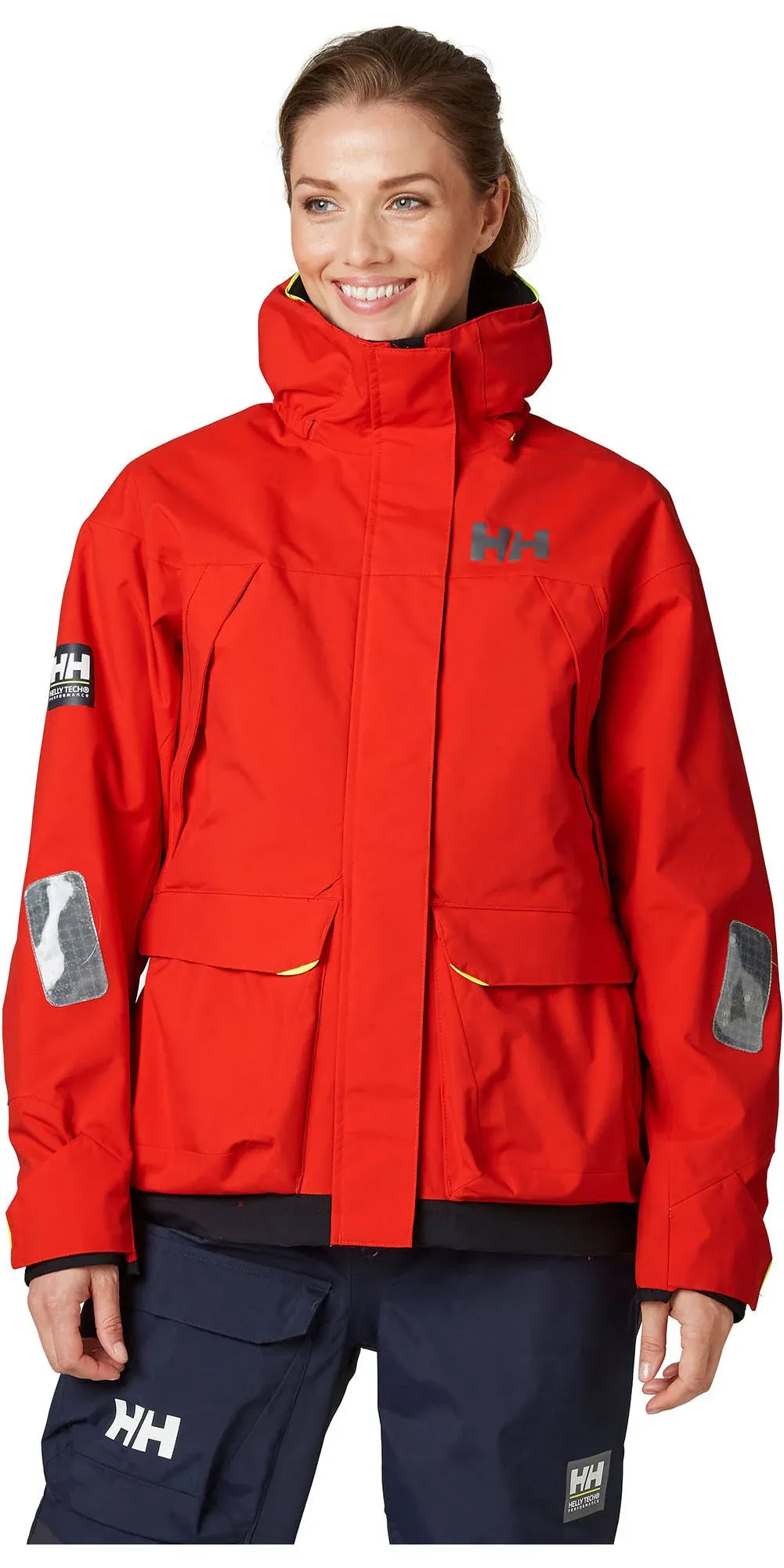 Helly-Hansen Pier 3.0 Waterproof Jackets for Women Featuring Windproof Sailing Fabric and Packable Neon Yellow Hood