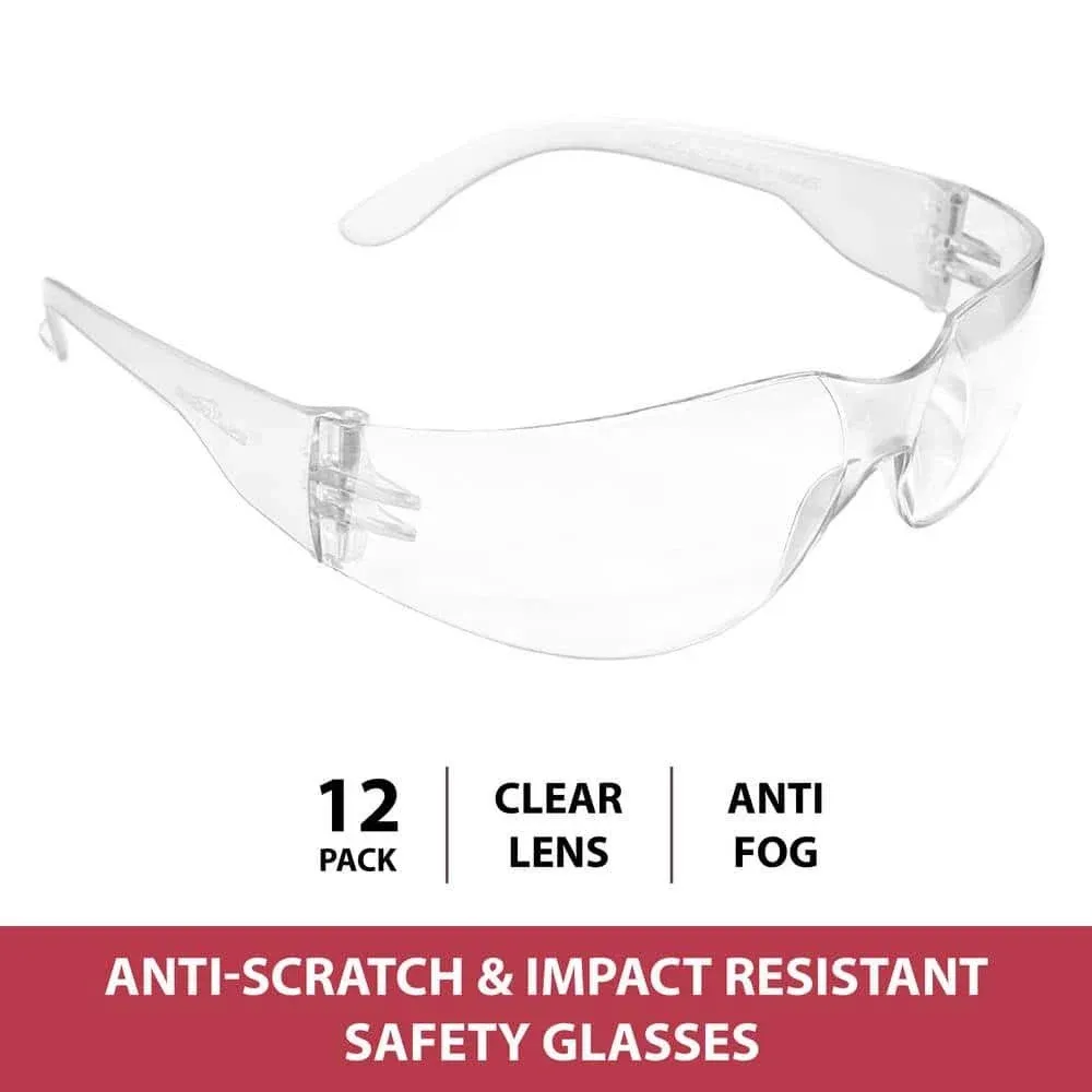 Hyline Anti Fog & Anti-Scratch Safety Glasses, Impact resistant