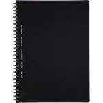 Kokuyo B5 Soft Ring BUSINESS Series BLACK 5MM GRID Notebook Sustainable Notebook | 70 Sheets SV407S5