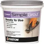 Custom Building Products Simplegrout Quart Natural Gray Sanded Tile Grout