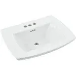 American Standard 25" Edgemere Console Bathroom Sink, White