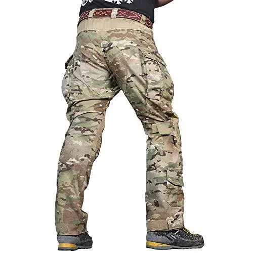 IDOGEAR G3 Combat Pants Multicam Men Pants with Knee Pads Airsoft Hunting ...