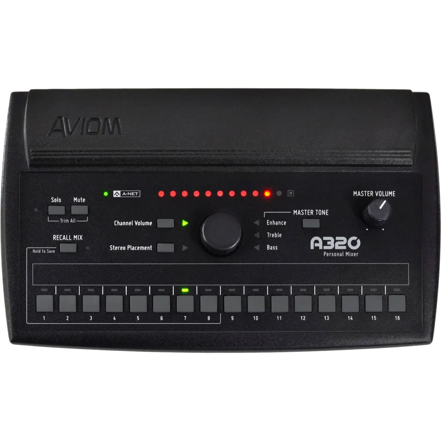 Aviom A320 Personal Mixer - 16-channel Digital Monitor Mixing System