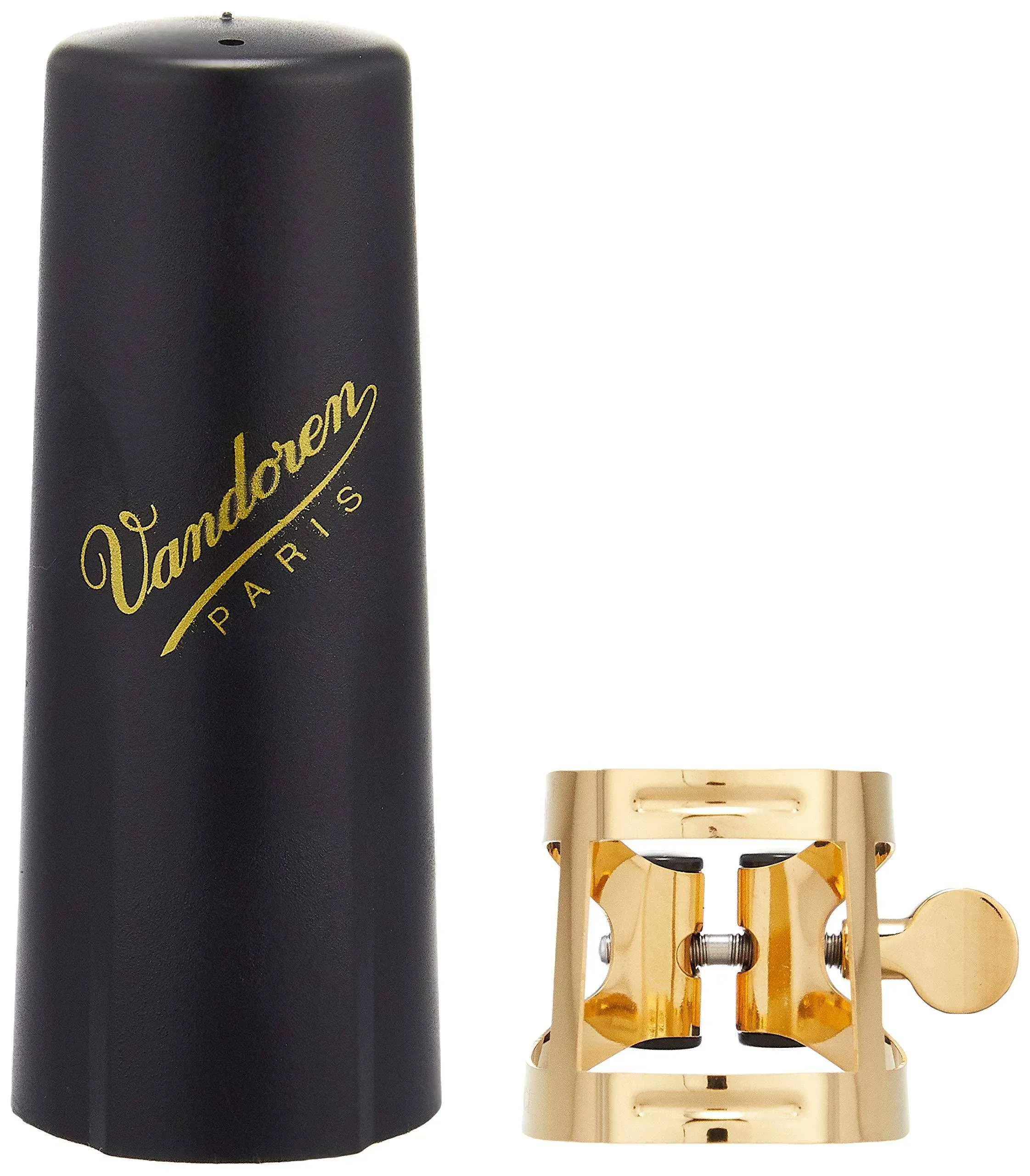 Vandoren LC58DP M|O Tenor Saxophone Ligature and Cap - Gilded