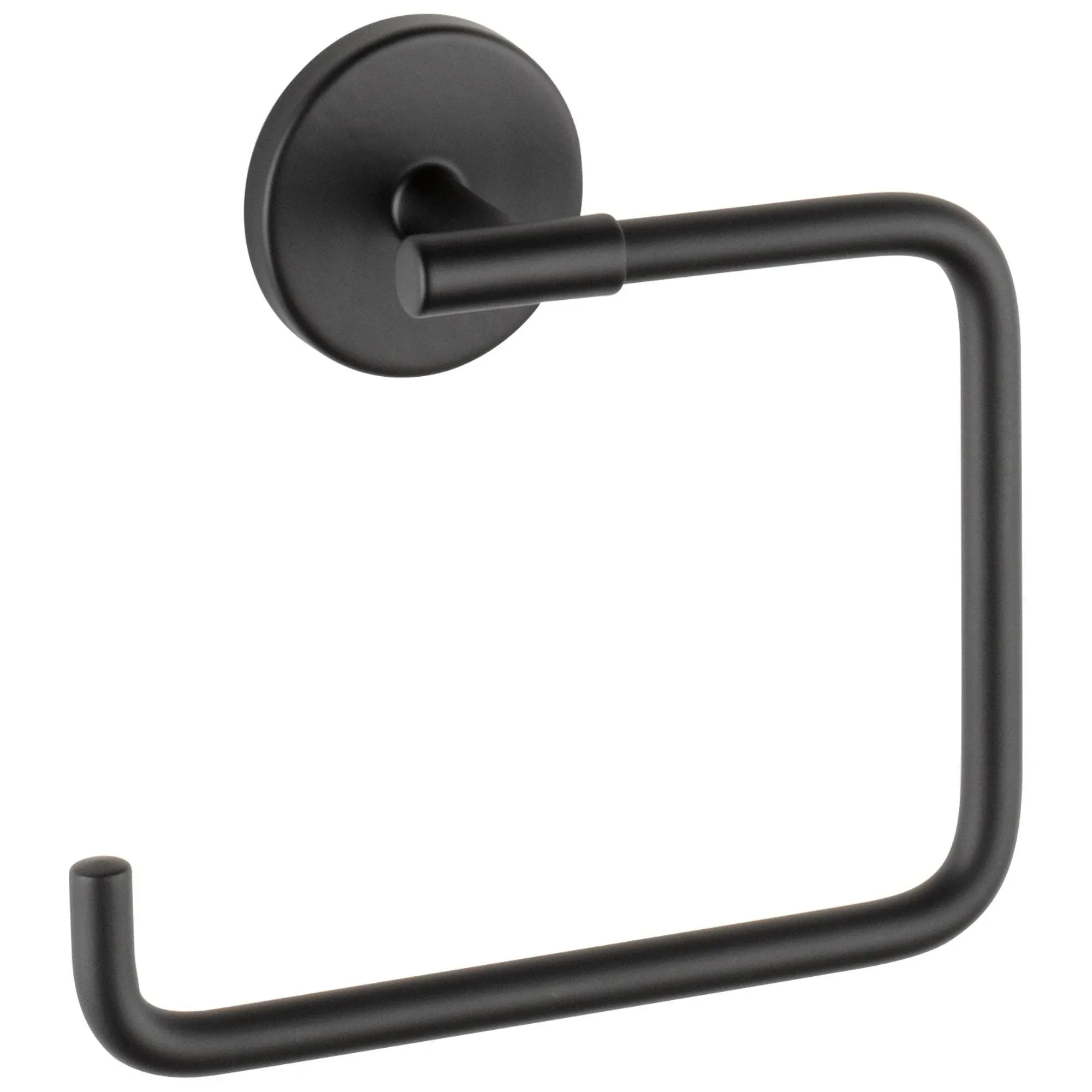 Delta 759460-BL Trinsic Towel Ring, Matte Black