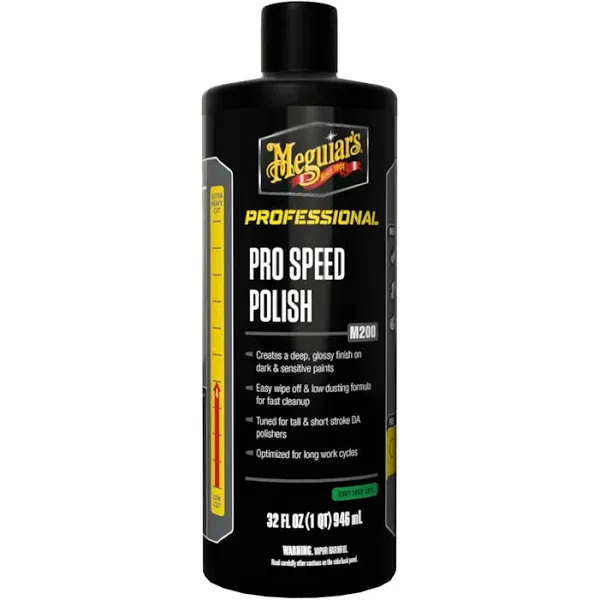 Meguiars M20032 Professional Pro Speed Polish for Exterior Car Detailing 32oz