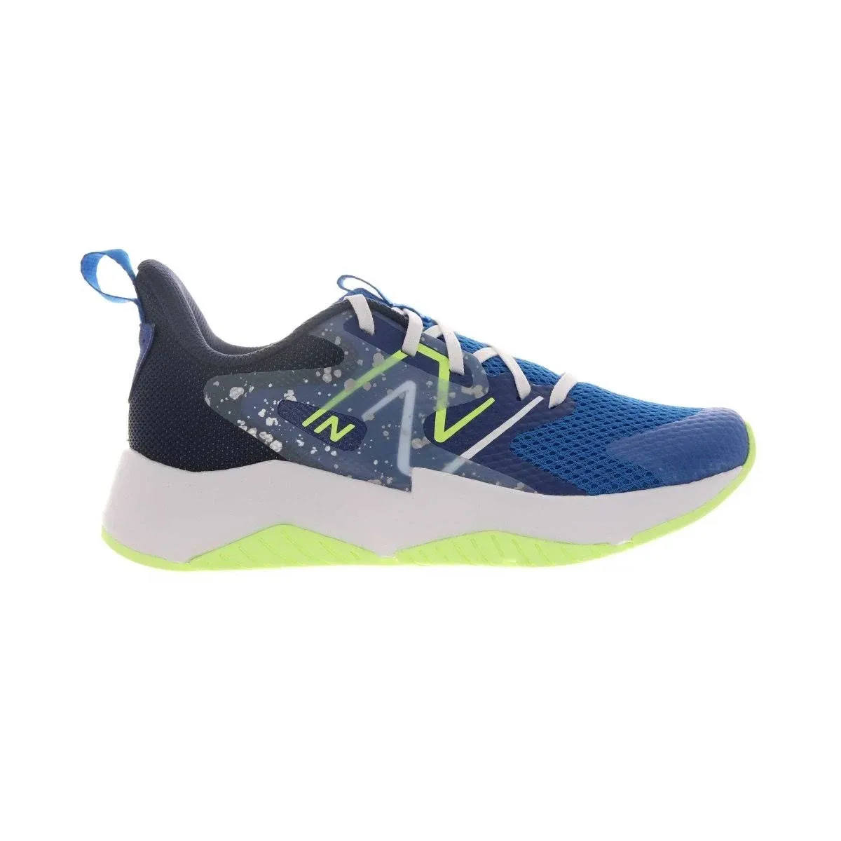 New Balance Kids Rave Run V2 Team Royal/Blue Oasis/Bleached Lime Glo 7