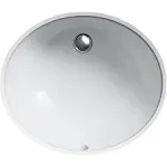 Kohler K-EC2210-0 Caxton Oval Bathroom Sink, White