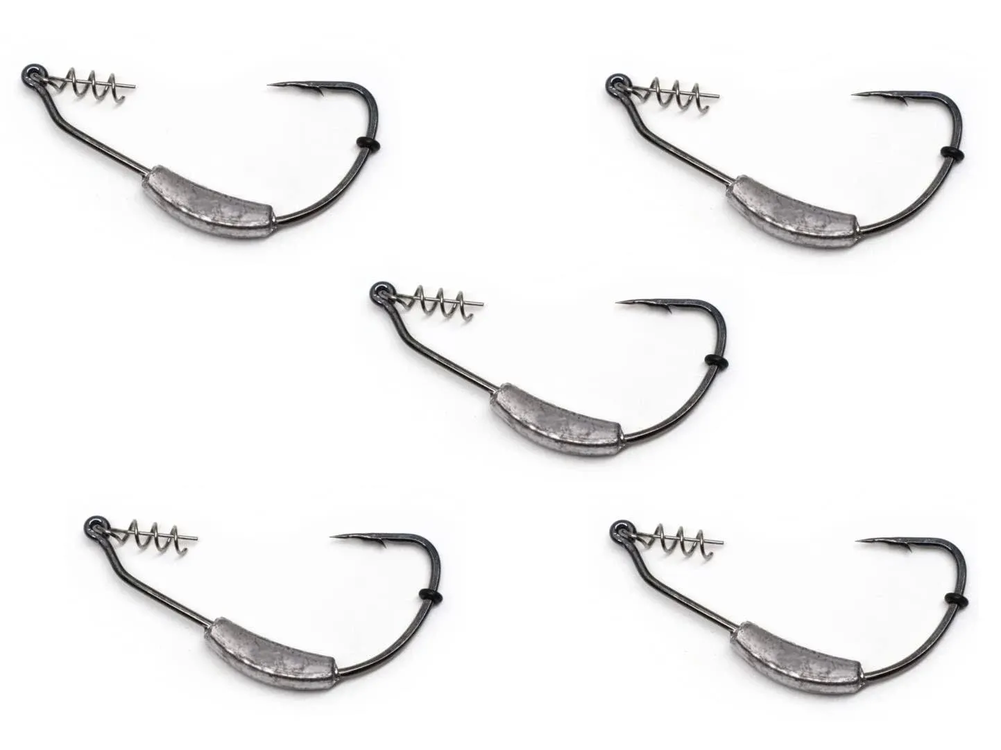 Harmony Fishing - Razor Series Weighted Swimbait Hooks (5 Pack)