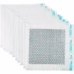 Wideskall® 4" x 4" inch Heavy Duty Self Adhesive Wall Repair Patch for Drywall, Pack of 10