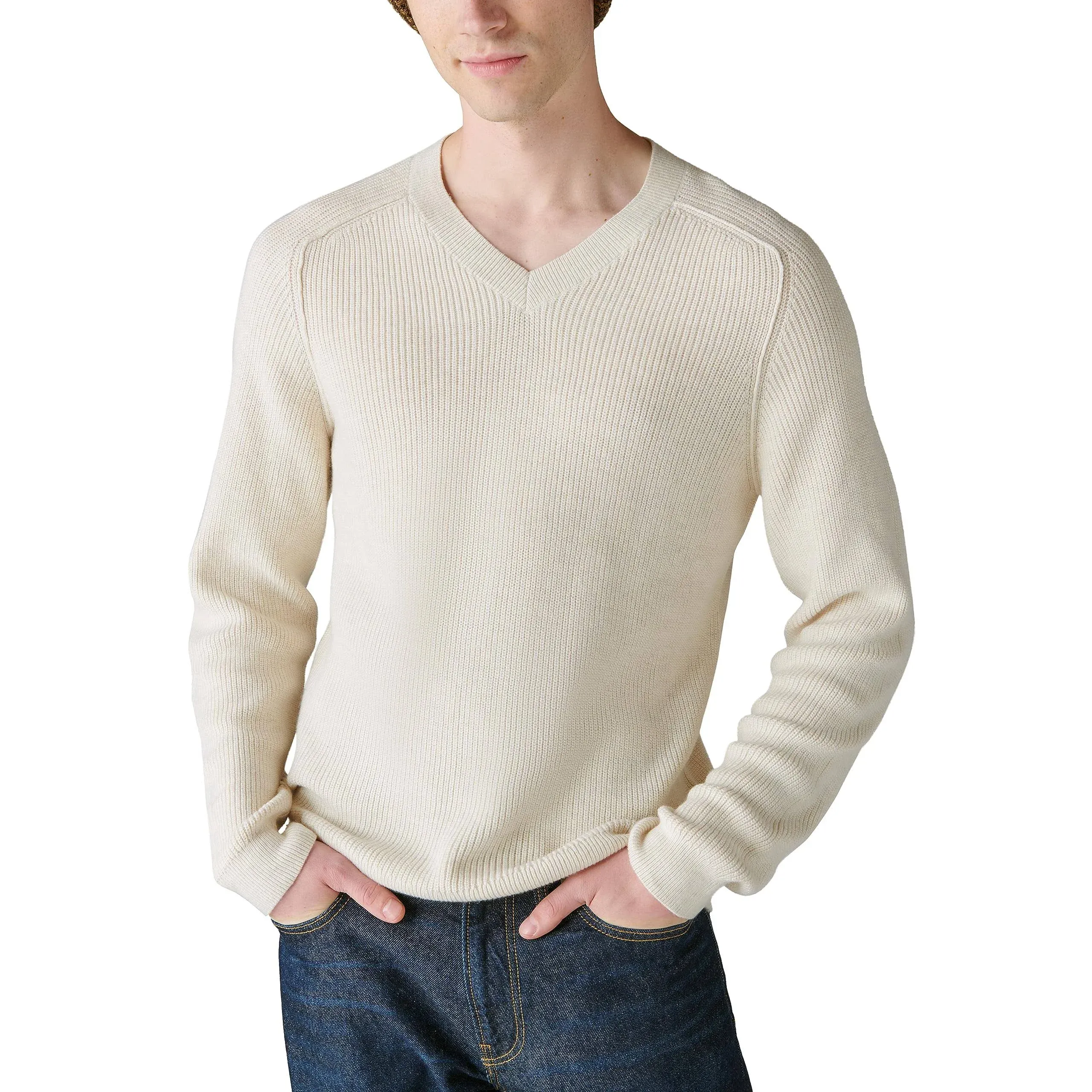 CLOUD SOFT V-NECK SWEATER