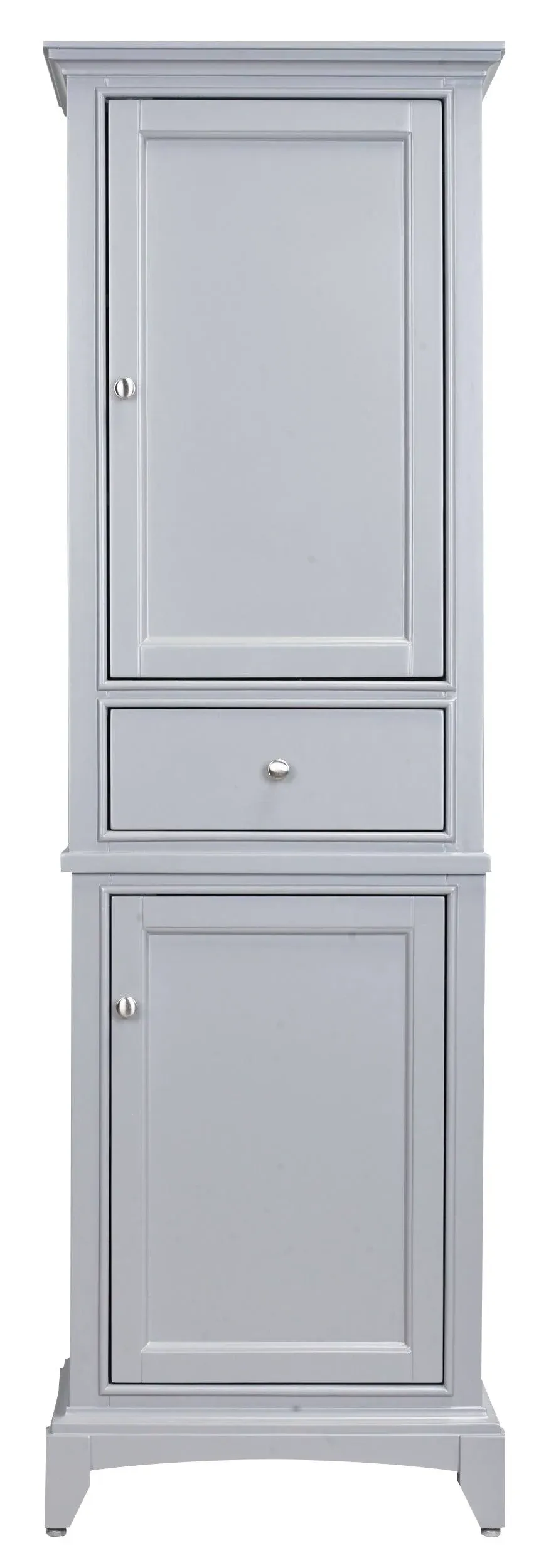 Eviva Elite Stamford 24 inch Gray Freestanding Linen Side Cabinet