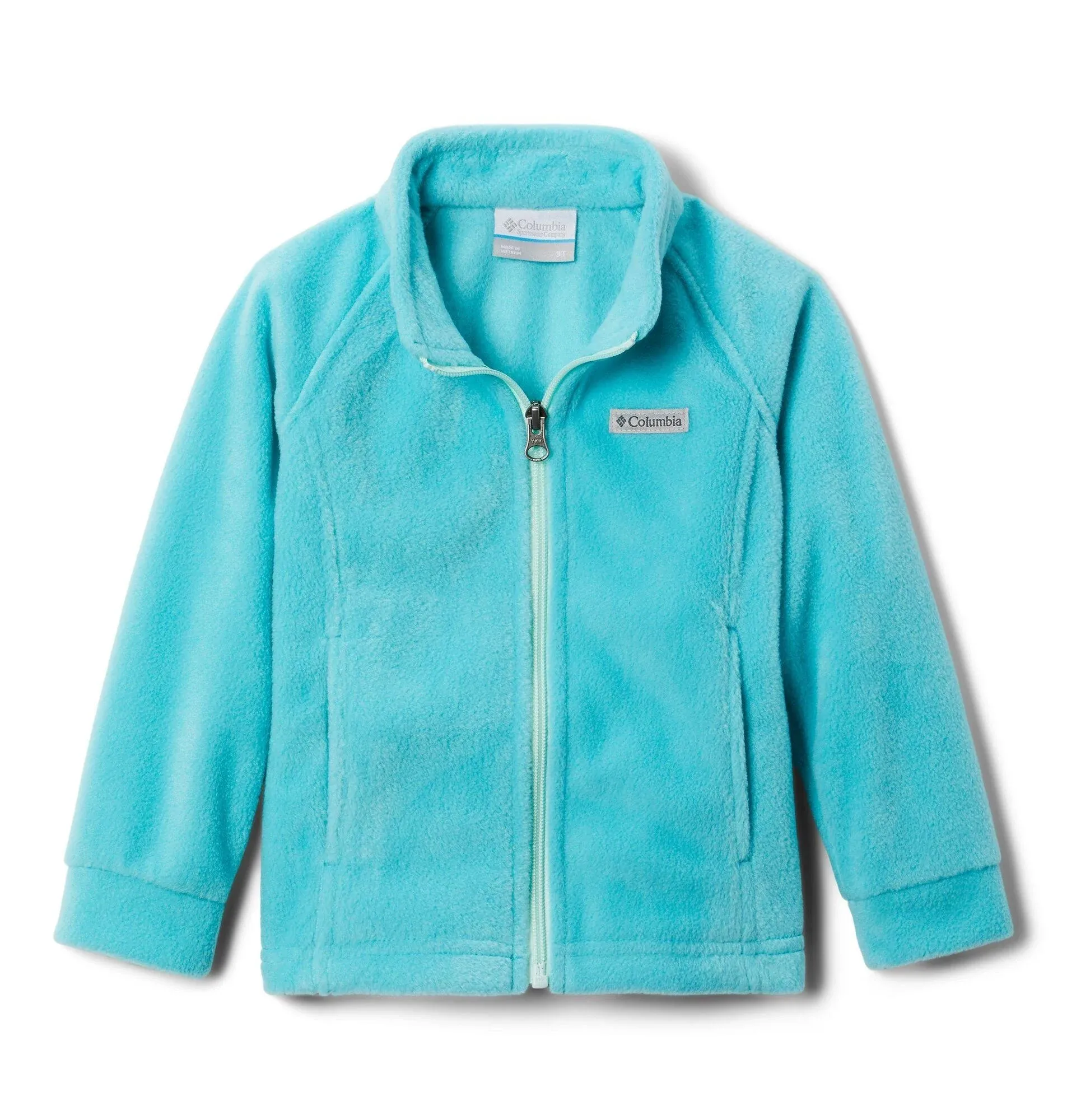 Columbia Benton Springs Fleece Jacket - Toddler Girls' Geyser, 4T