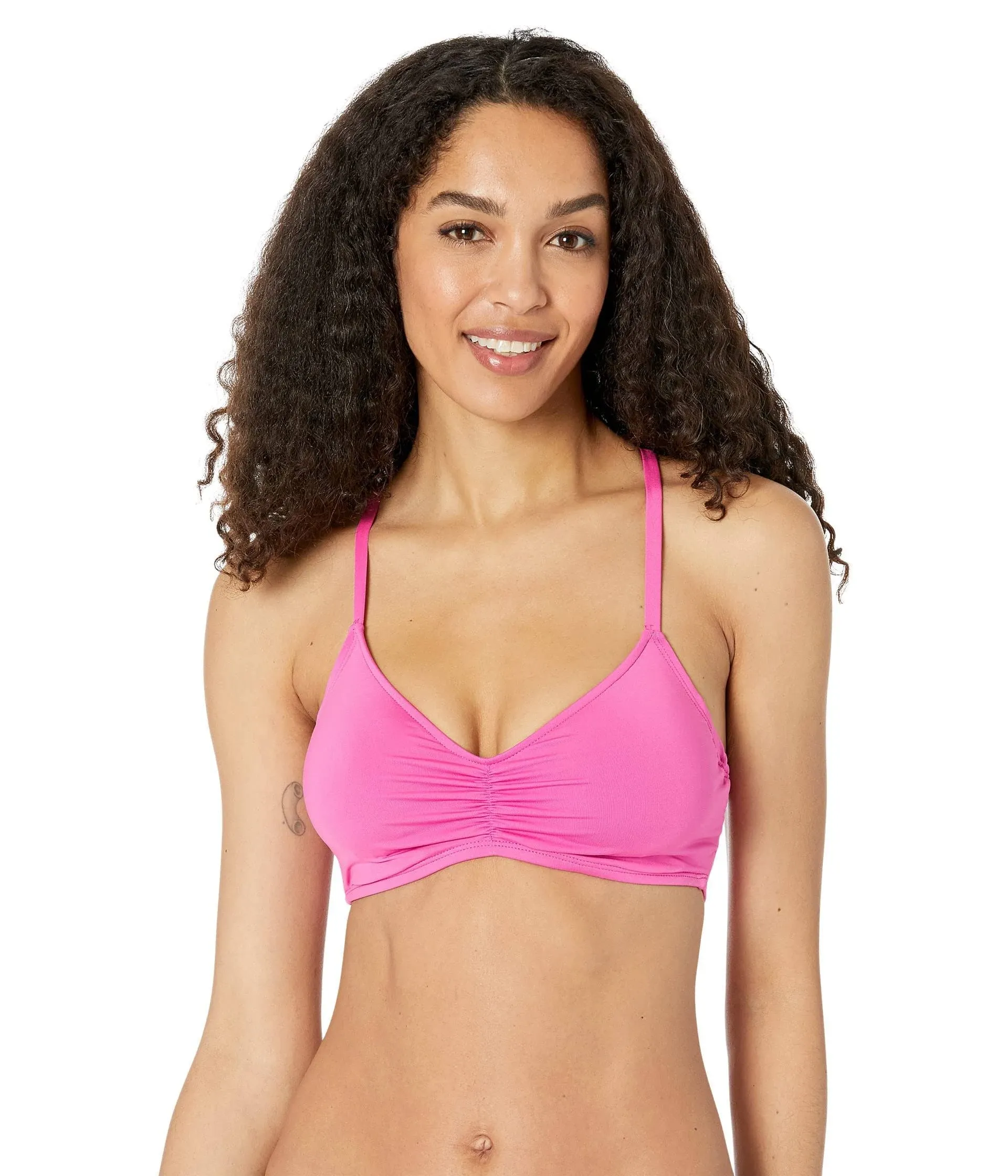 Carve Designs Camari Bikini Top Women's Swimwear Fuchsia : 34d