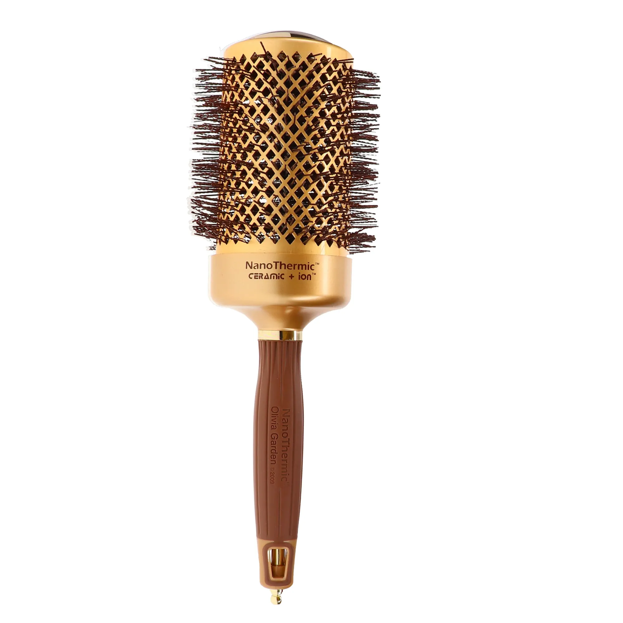 Olivia Garden NanoThermic Ceramic + Ion Round Thermal Hair Brush (not electrical)