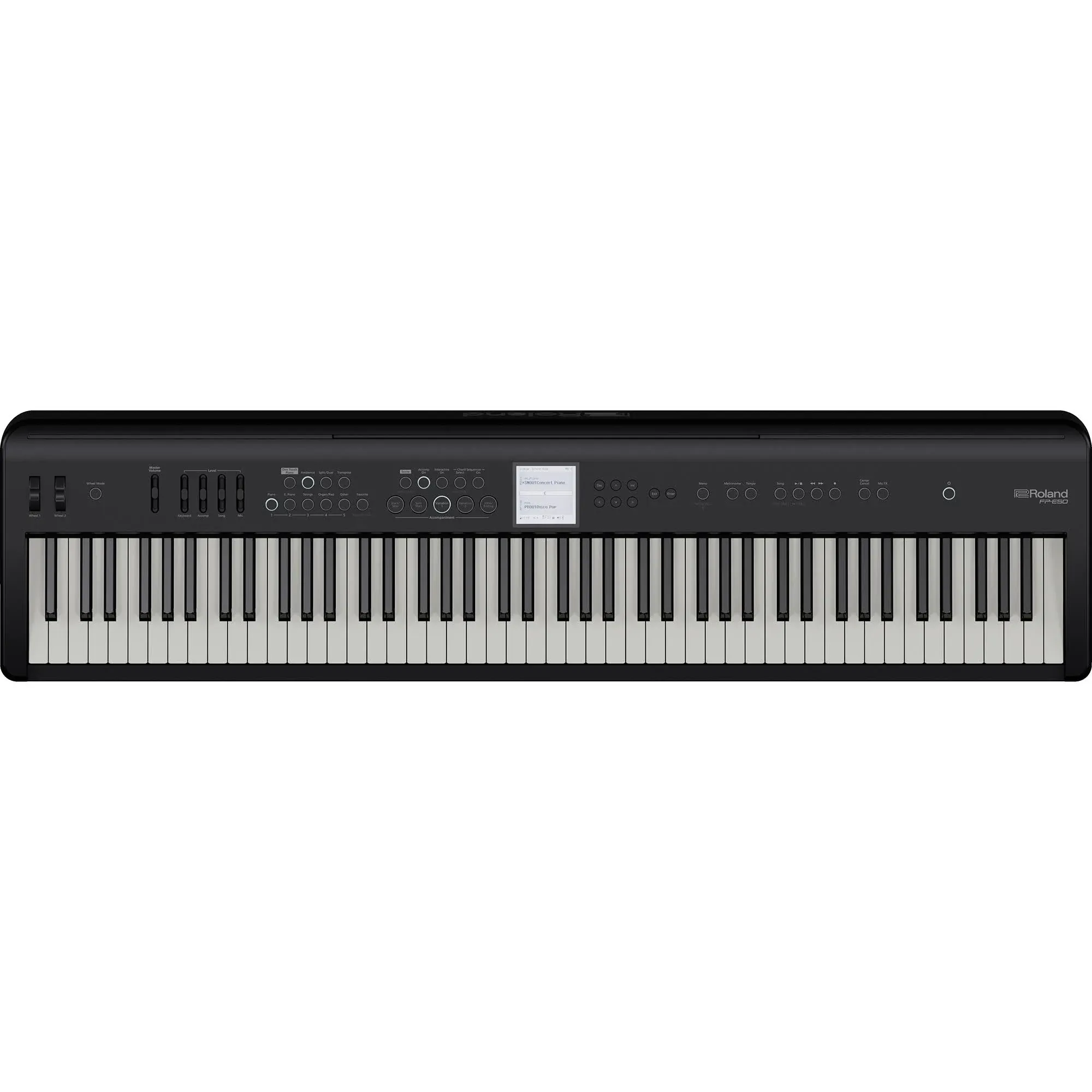 Roland FP-E50 Digital Piano With Double-Brace X-Stand and Sustain Pedal Black | Guitar Center