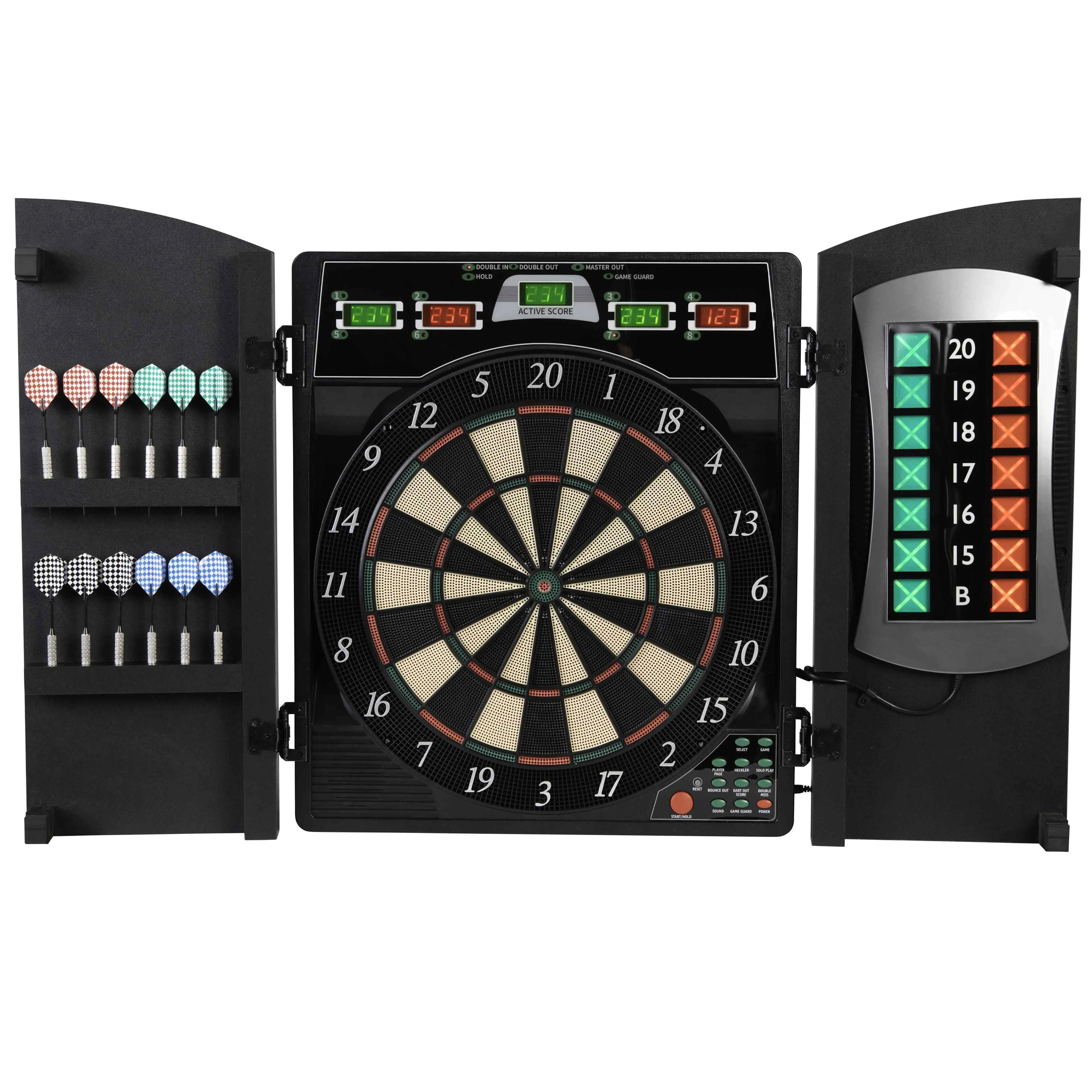 Arachnid Cricket Maxx 4.0 Electronic Dartboard Set, Black