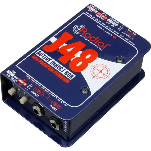 Radial Engineering Radial Engineering J48 Phantom Powered Active Direct Box