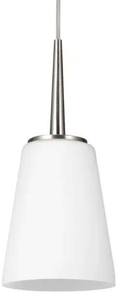 Sea Gull Lighting-6140401-848-Driscoll - One Light Mini-Pendant Satin