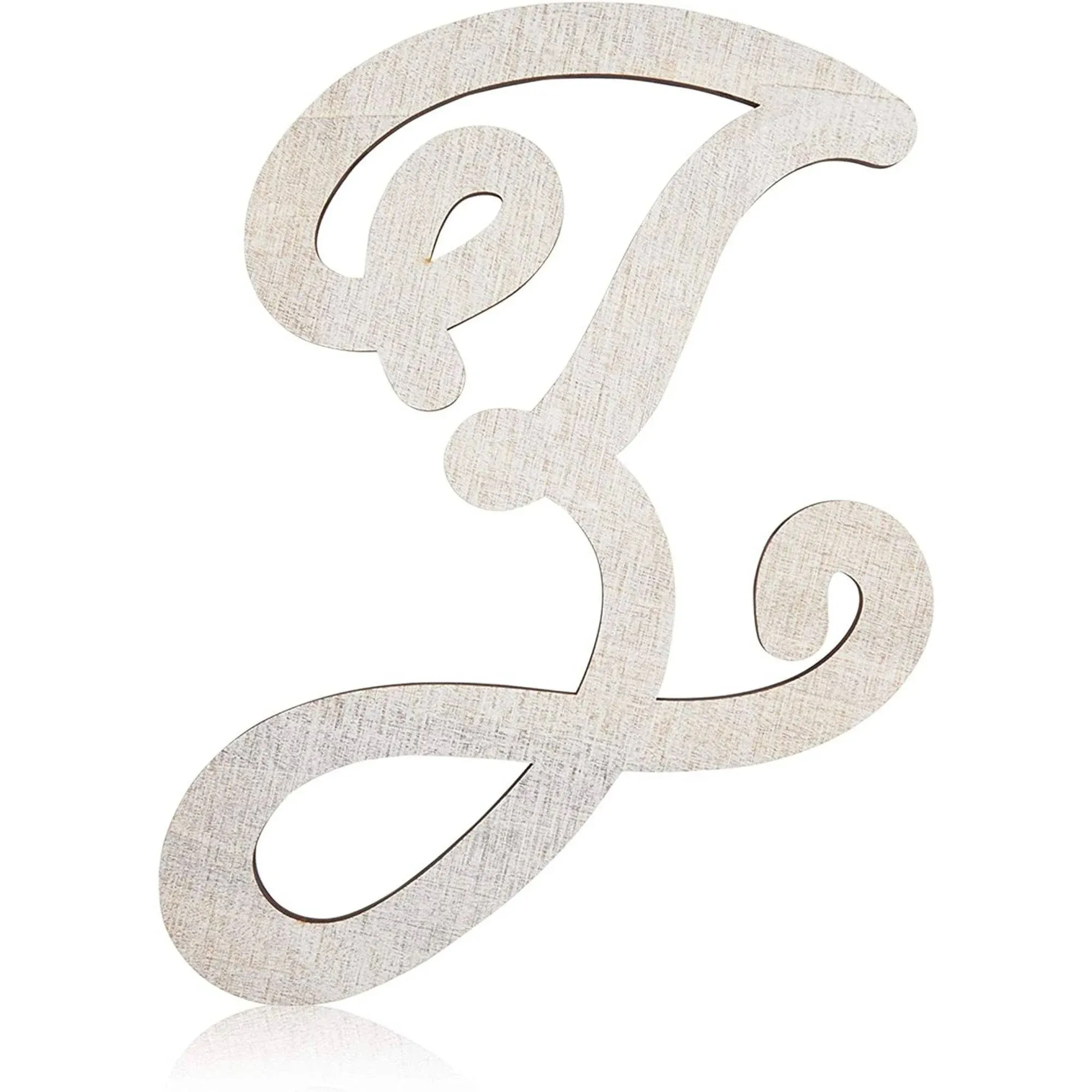 13-inch Unfinished Wooden Monogram Letter Z, Rustic-Style Home Decor, Paintable ...