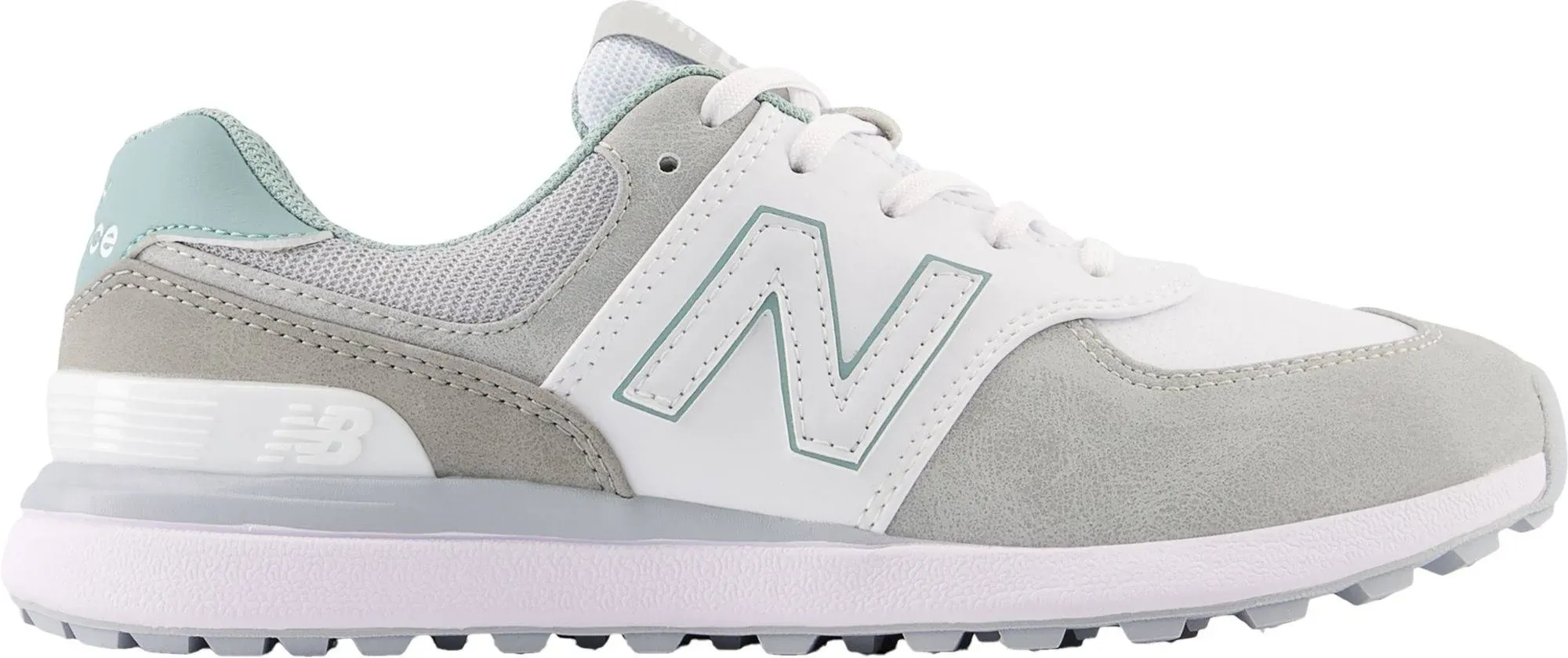 New Balance Women's 574 Greens Golf Shoes, Size 9.5, White/Grey