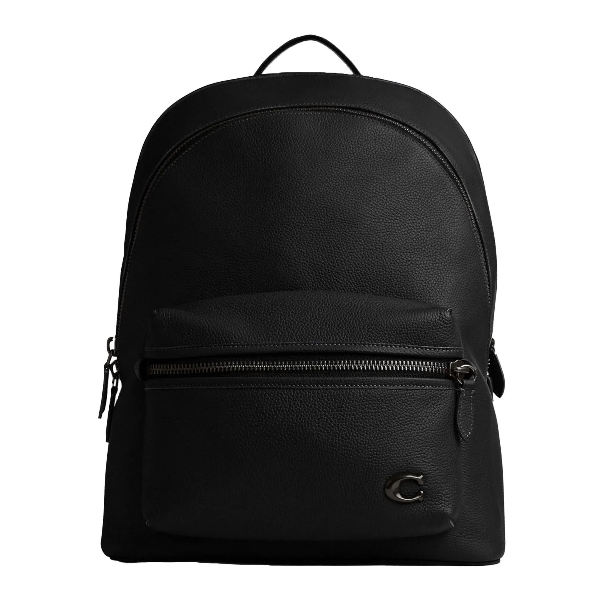 Coach | Men&#039;s Charter Backpack in Black Pebble Leather  | Realry