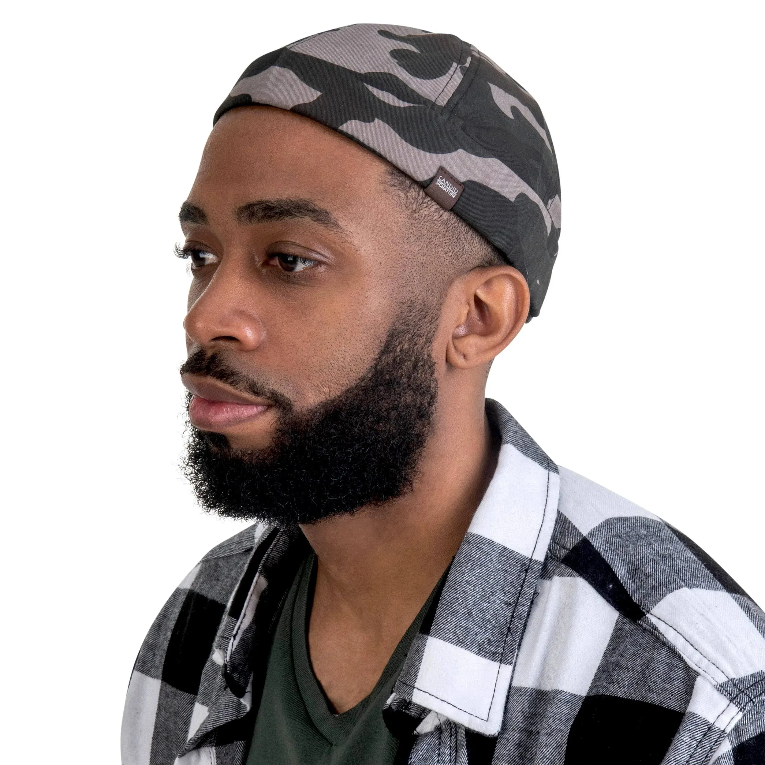 Snugzero - Brimless Adjustable Docker Hat Beanie | Retro Cotton No Visor Cap ...