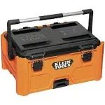 Klein Tools MODbox Medium Toolbox and Magnetic Strip Rail Attachment Modular Tool Storage System