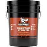 Smooth Polyurethane Deck Coating, White, 4 Gallon, 15.1 Liter