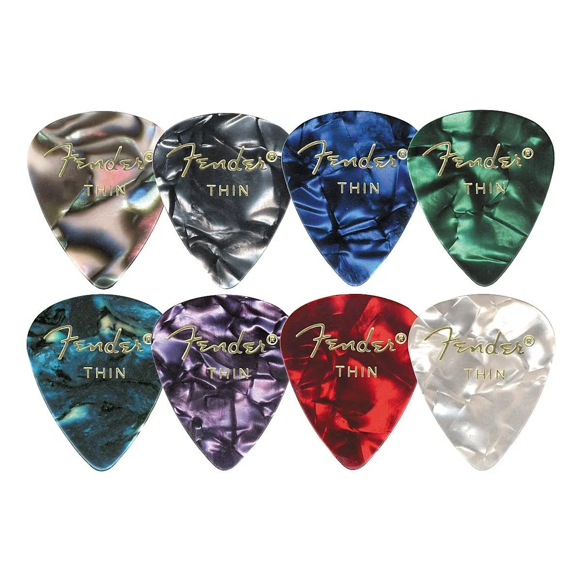 Fender 351 Shape Premium Celluloid Picks