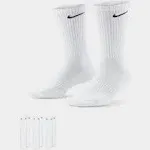 Nike Cotton Cushioned Crew Socks - 3 Pack - Men's - White