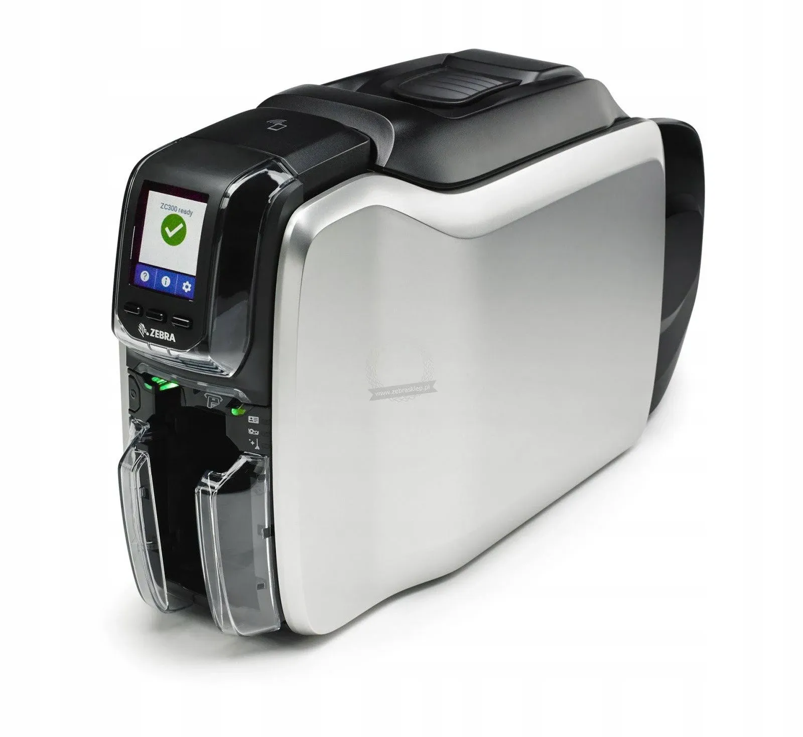 Zebra ZC300 Single-Sided 300dpi USB LAN ID Card Printer ZC31-000C000US | MadePC