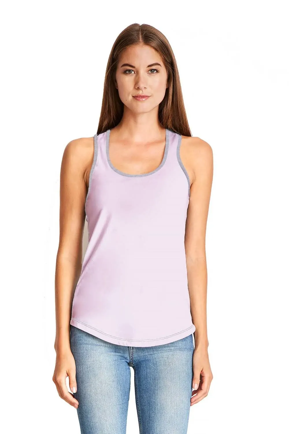 Next Level Apparel Ladies' Ideal Colorblock Racerback Tank