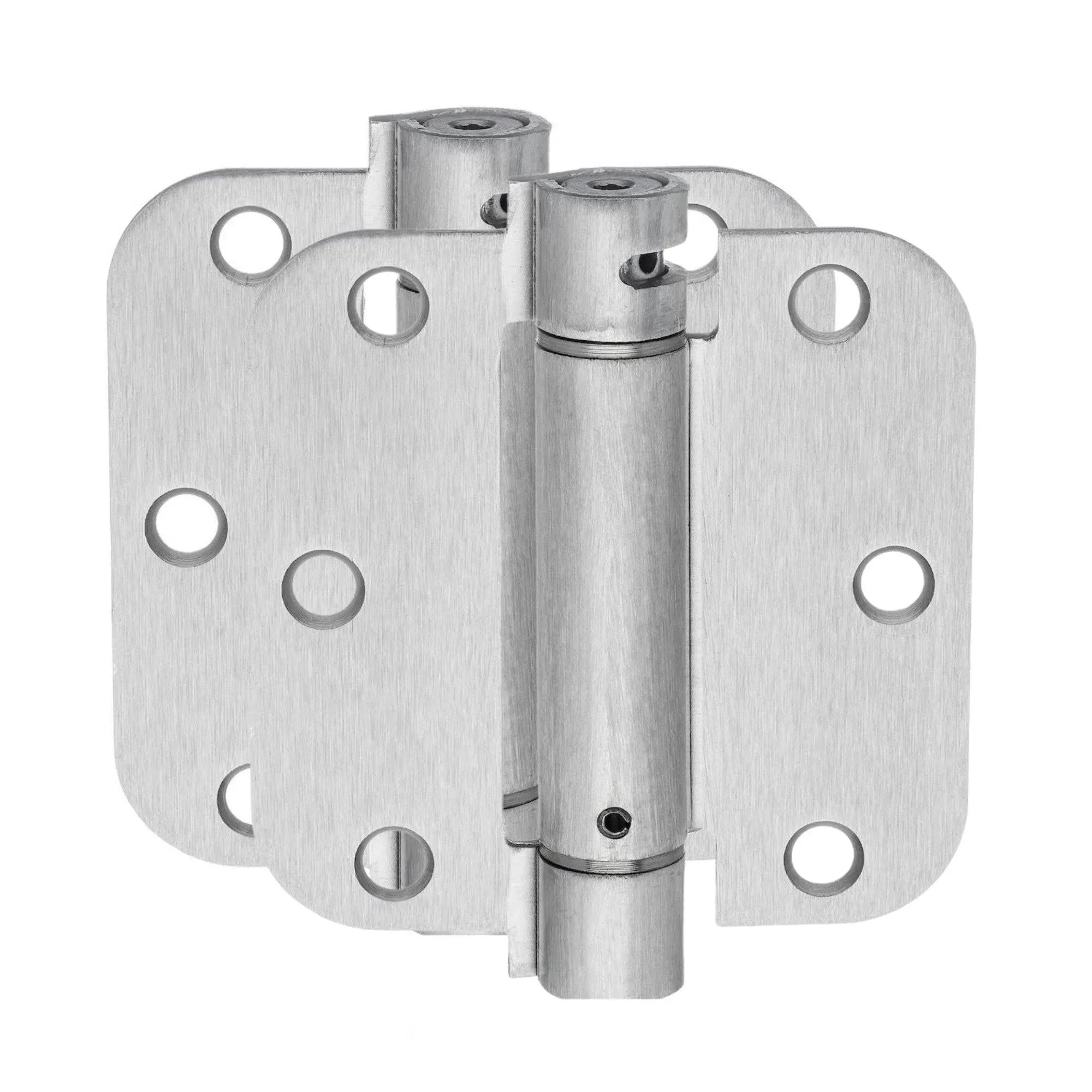 Dynasty Hardware 3-1/2" x 3-1/2" Mortise Spring Hinge with 5/8" Radius Corners ...