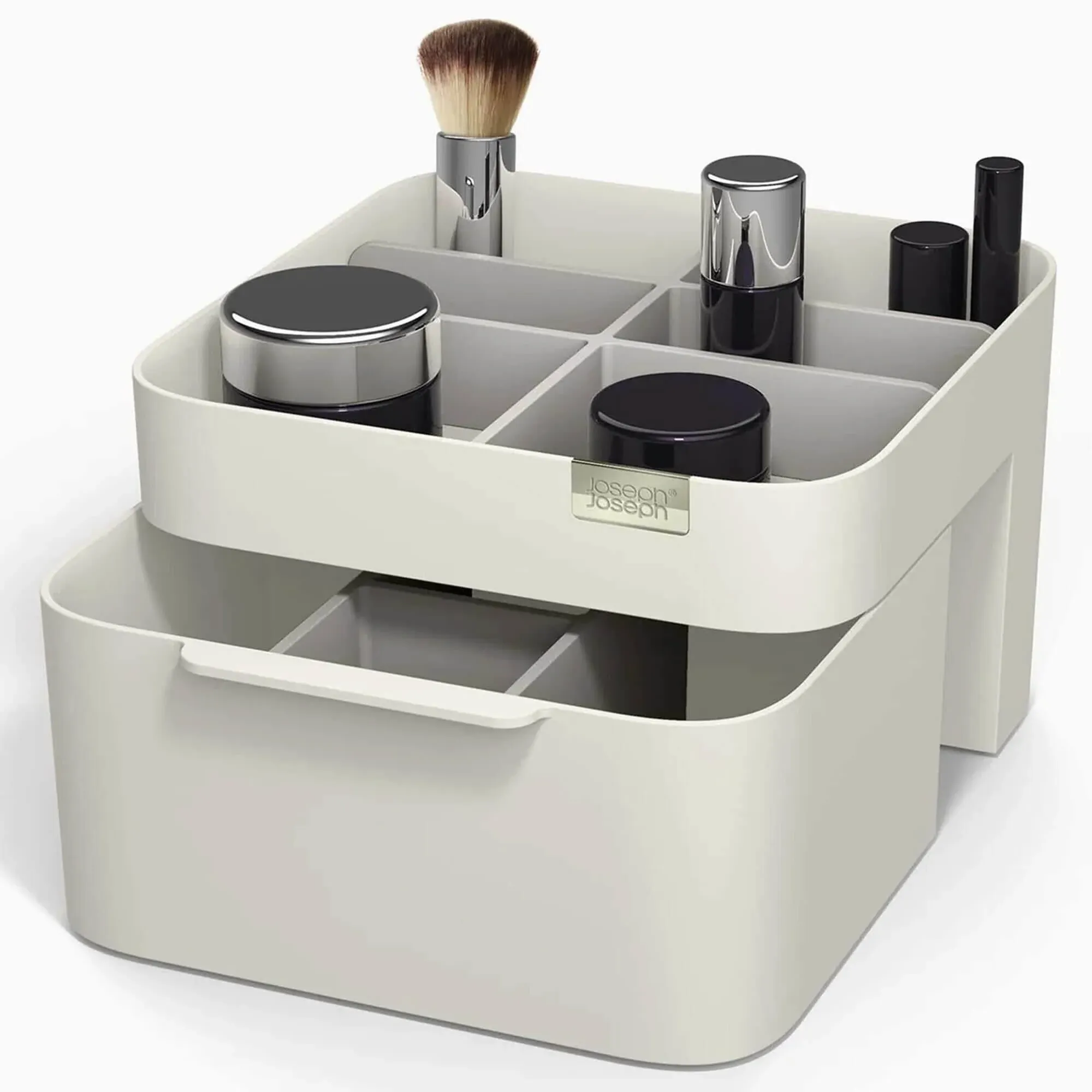 Joseph Joseph Viva Cosmetic Organiser With Drawer - Shell