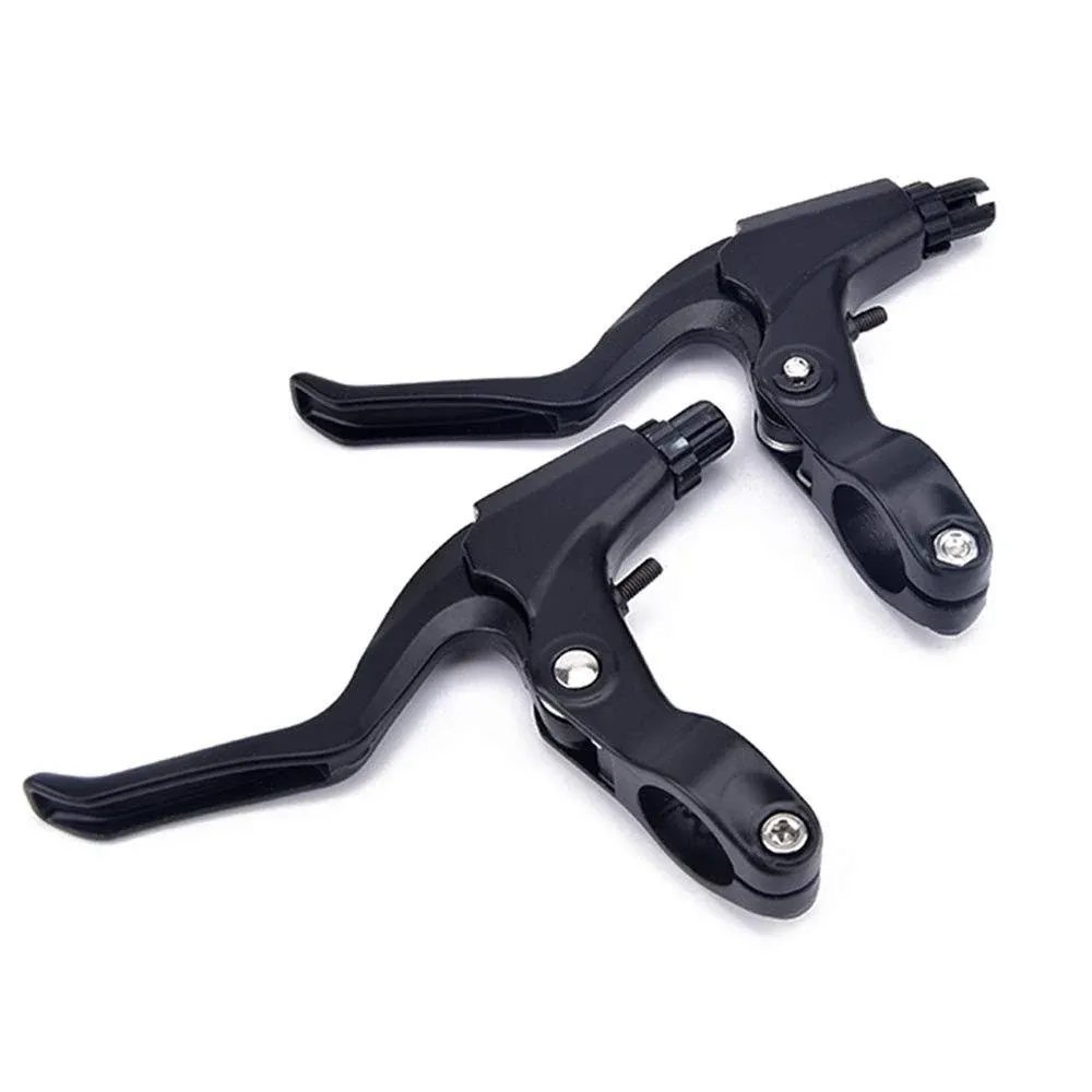 1 Pair Bicycle Brake Levers Universal Bike Brakes Handle Replacement Aluminum Bycicle Parts and Accessories for Mountain Bike, Road Bike, Folding Bike, MTB, 2.2cm Diameter