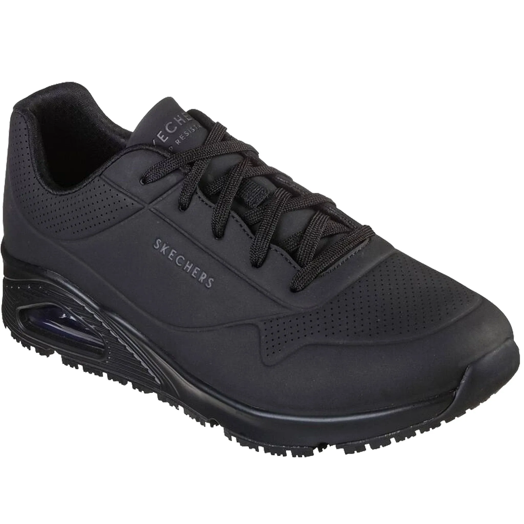 SKECHERS Men's Relaxed Fit Uno SR Slip Resistant Work Shoes