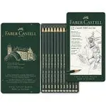 Faber-Castell 9000 Graphite Sketch Pencil Sets Art 8B - 2H set of 12